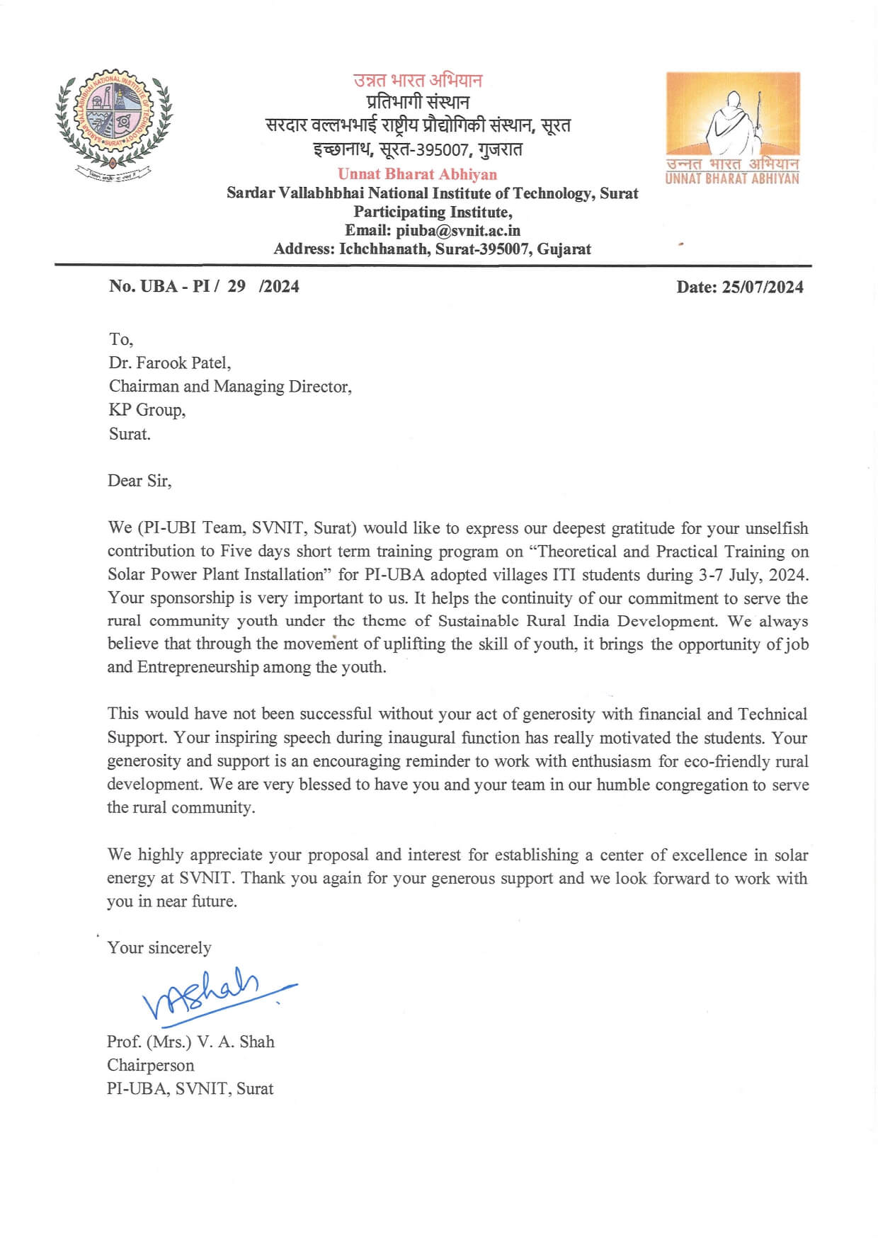 theoretical-and-practival-training-on-solar-power-plant-installation-svnit